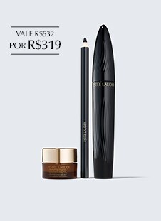 Kit Para Olhos: Máscara de Cílios + Creme-gel Anti-idade + Lápis de Olho