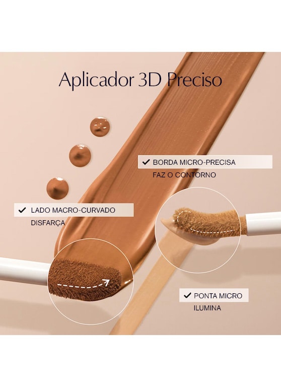 Corretivo Líquido de Longa Duração Double Wear