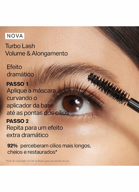 Máscara de Cílios Volume & Alongamento Turbo Lash